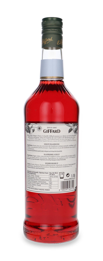 Syrop Giffard Malina (Raspberry) 1,0L
