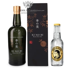 Ki No Bi Kyoto Dry Gin / 45.7% / 0.7l + Thomas Henry Tonic Water as a gift!