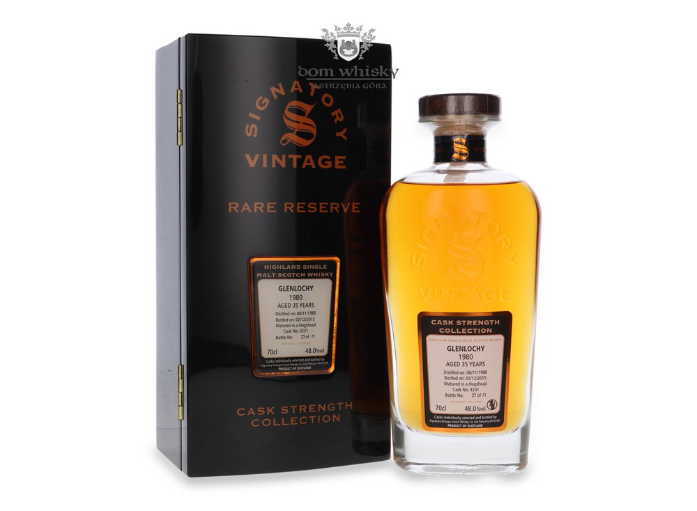 Glenlochy 35-letnia (D.1980, B.2015) Signatory Vintage / 48%/ 0,7l