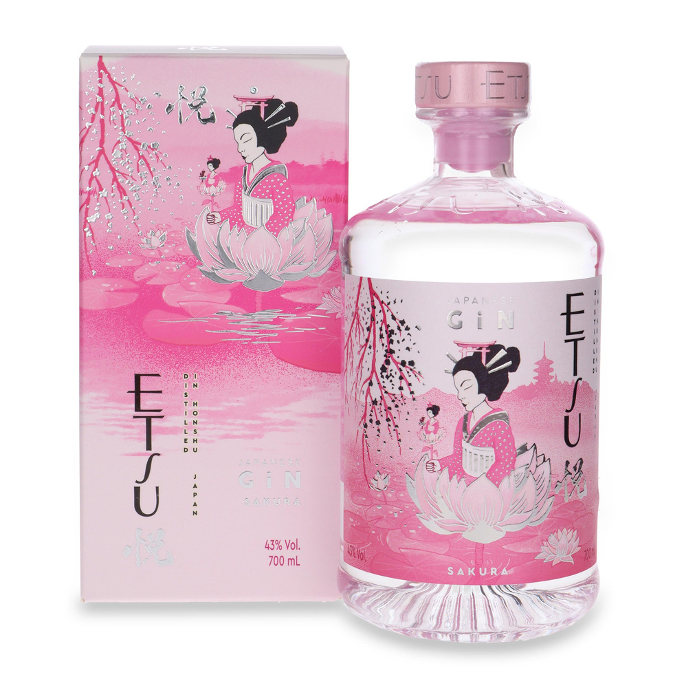 Etsu Sakura Japanese Gin / 43%/ 0,7l