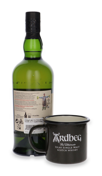 Ardbeg 8-letni For Discussion / 50,8% / 0,7l + kubek Ardbeg w prezencie!