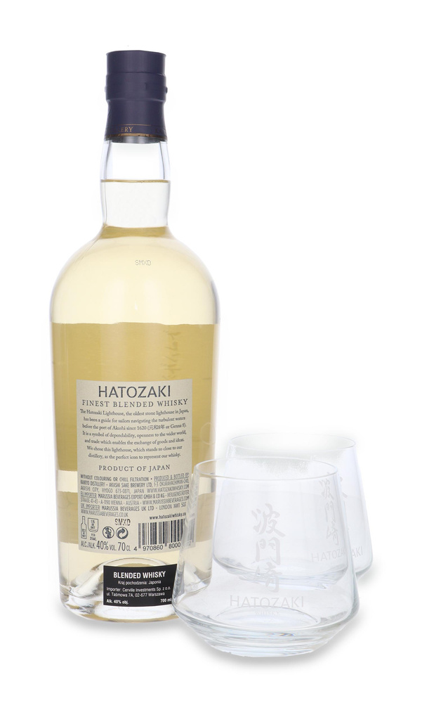 Hatozaki Japanese Blended Whisky / 40%/ 0,7l