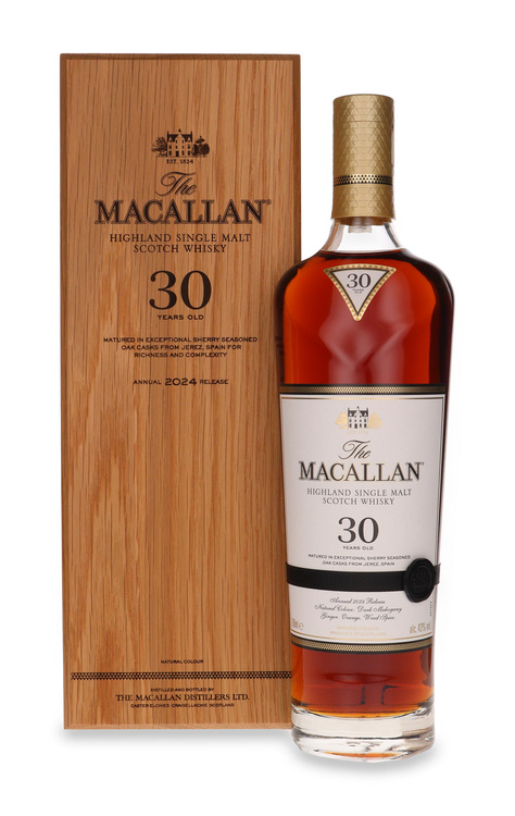 Macallan 30-letni Sherry Cask (2024 Release) / 43%/ 0,7l                                                     