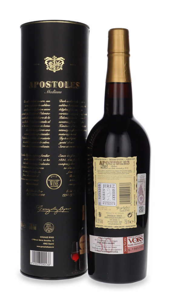 Apostoles Vinum Optimum Rare Signatum 30-year-old Sherry / 20% / 0.75l