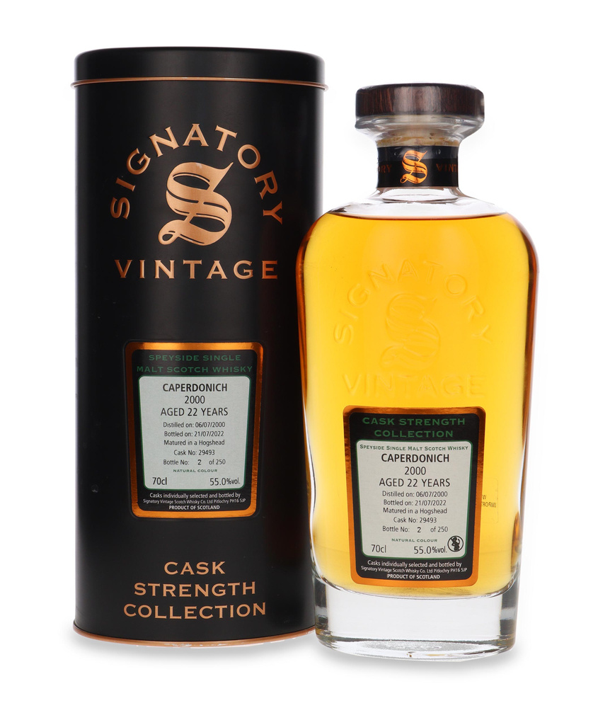 Caperdonich 22-year-old (D.2000, B.2022) Signatory Vintage / 55% / 0.7l
