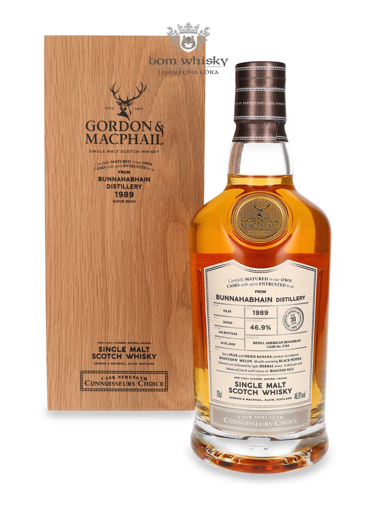 Bunnahabhain 30-year-old (D.1989, B.2020) Connoisseurs Choice / 46.9% / 0.7l