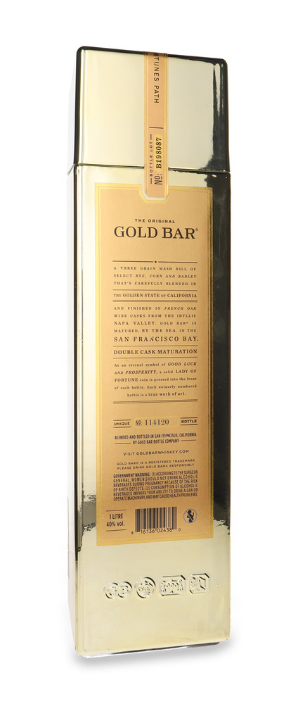 Gold Bar Original Premium Blended Whiskey / 40% / 1,0l	 