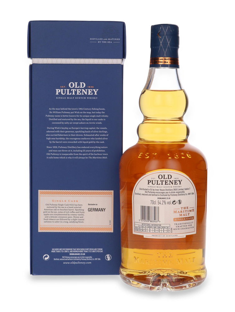Old Pulteney Single Cask (D.2004, B.2022) Exclusive to Germany / 54,2%/ 0,7l