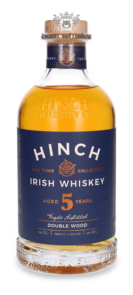 Hinch 5-letni Double Wood Irish Blended Whiskey / 43%/ 0,7l	 