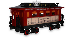 Jim Beam Dining Car Decanter / 40% / 0.75l