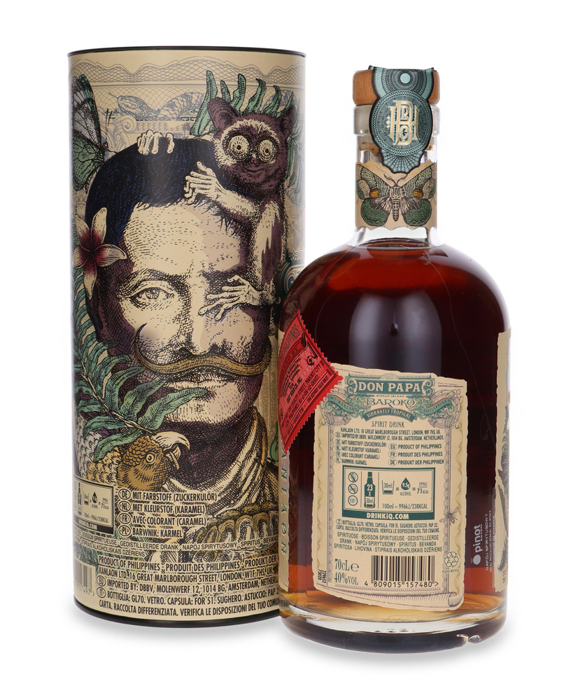 Don Papa Baroko Rum Philipines /Tuba/ 40% / 0,7l
