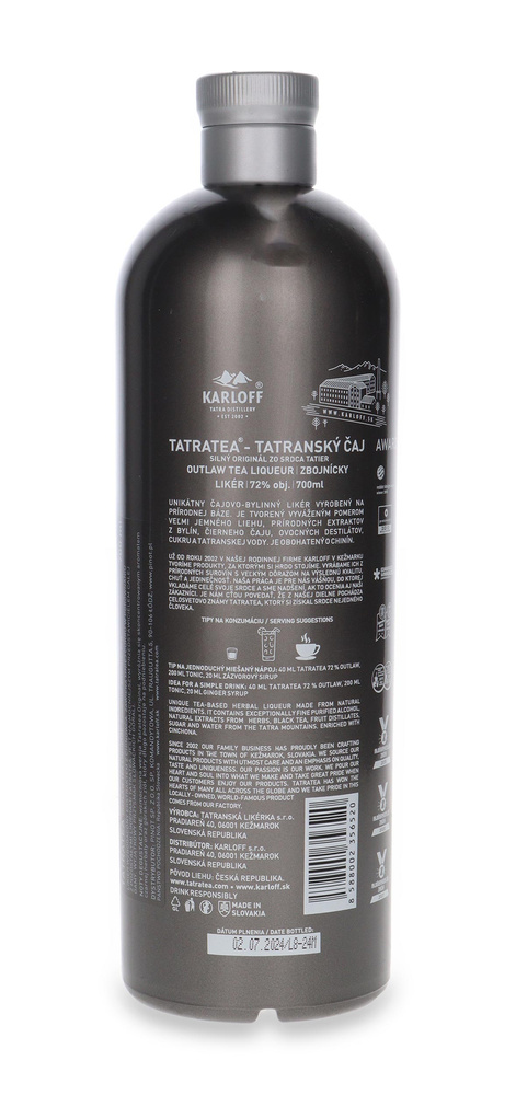 Tatratea Outlaw Tea Liqueur / 72% / 0.7l