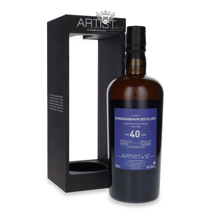 Bunnahabhain 40-letni (D.1977, B.2022) Artist # 12 / 47,2% / 0,7l