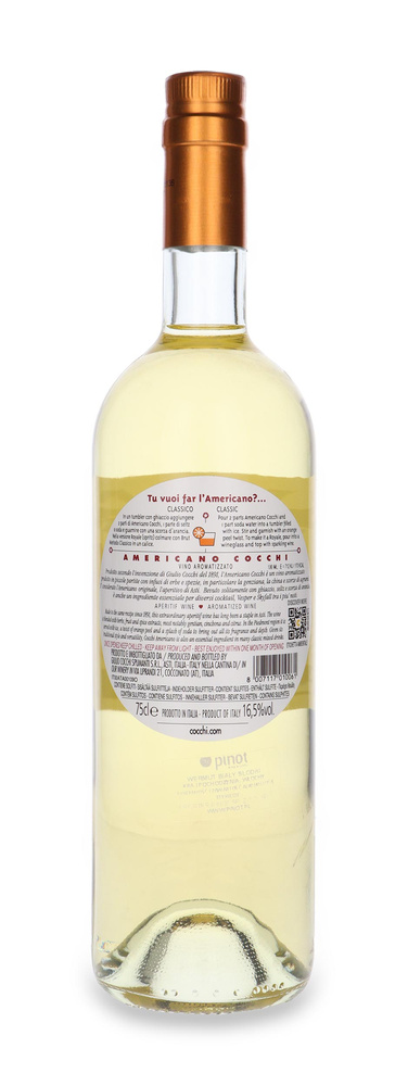 Aperitivo Cocchi Americano Bianco Vermouth / 16.5% / 0.75l