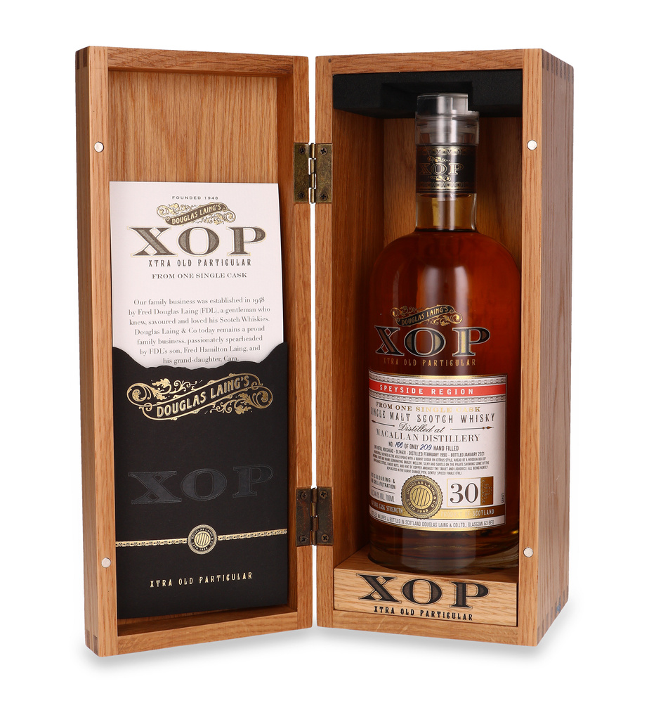 Macallan 30-letni (D.1990, B.2021) Douglas Laing’s XOP / 44,4% / 0,7l