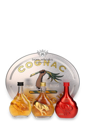 Cognac Meukow Zestaw 3 x 0,05l