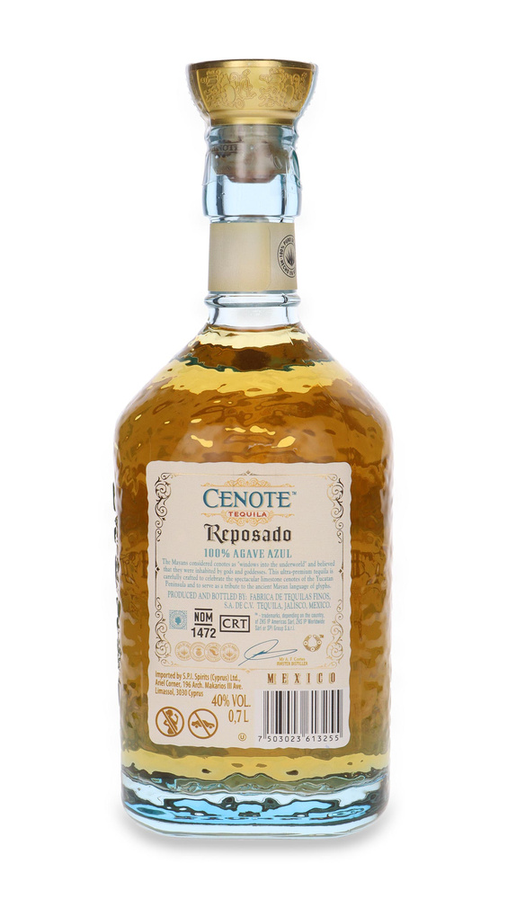 Tequila Cenote Reposado 100% Agave Azul / 40% / 0.7l