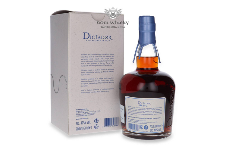 Dictador Libreto Vintage 2005 AO 42% / 0,7l