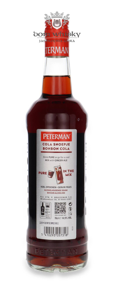 Peterman Cola Snoepje / 14.9% / 0.7l