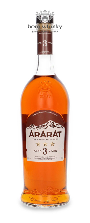 Ararat Brandy, 3-letni /bez opakowania/ 40% / 0,7l