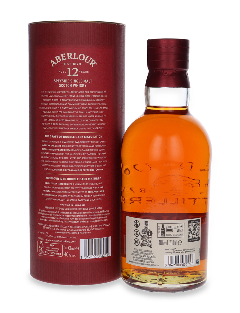 Aberlour 12 Year Old Double Cask Matured / 40% / 0.7l