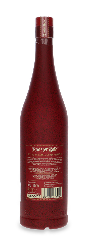 Mezcal Rooster Rojo Artesanal / 43% / 0.7l