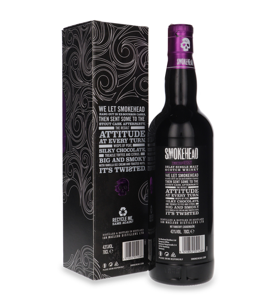 Smokehead Twisted Stout Islay Single Malt / carton / 43% / 0.7l