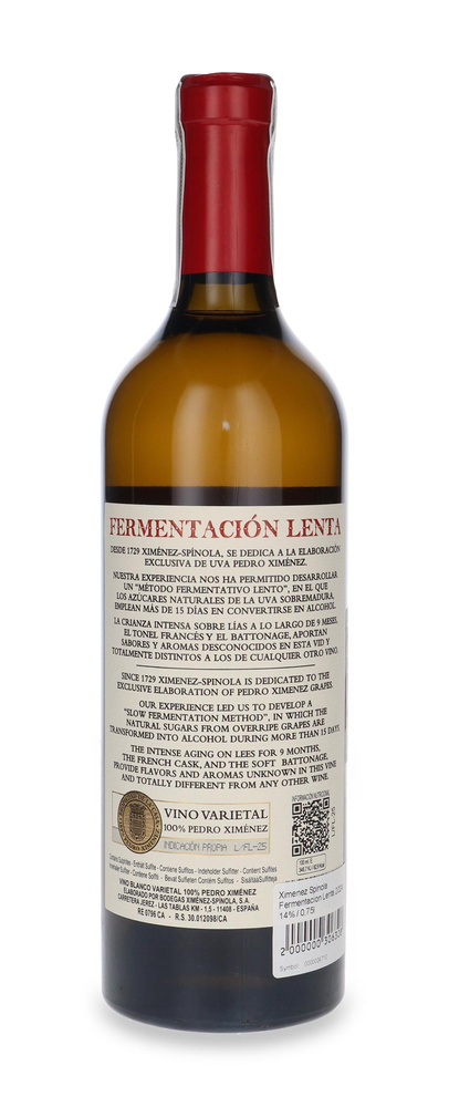 Ximenez Spinola Fermentacion Lenta 2024 / 14% / 0,75l