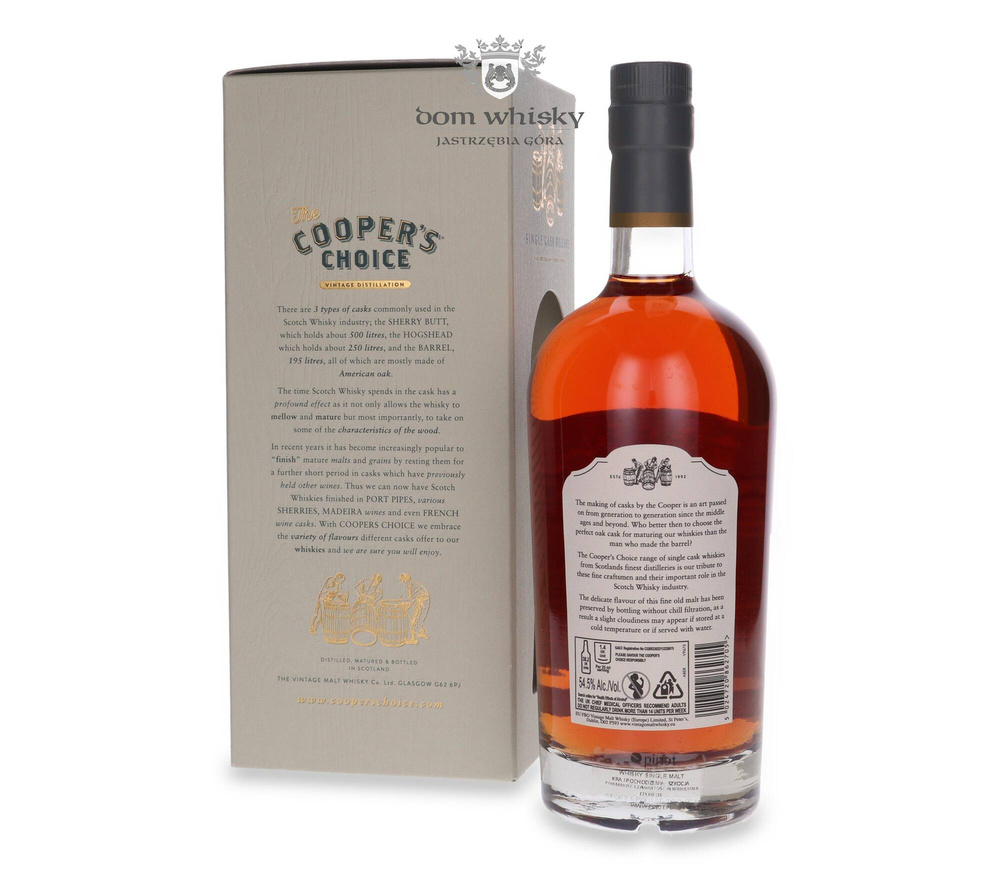 Aberfeldy 7-letni (D.2015, B.2023) Port Wood Finish The Cooper’s Choice / 54,5%/ 0,7l