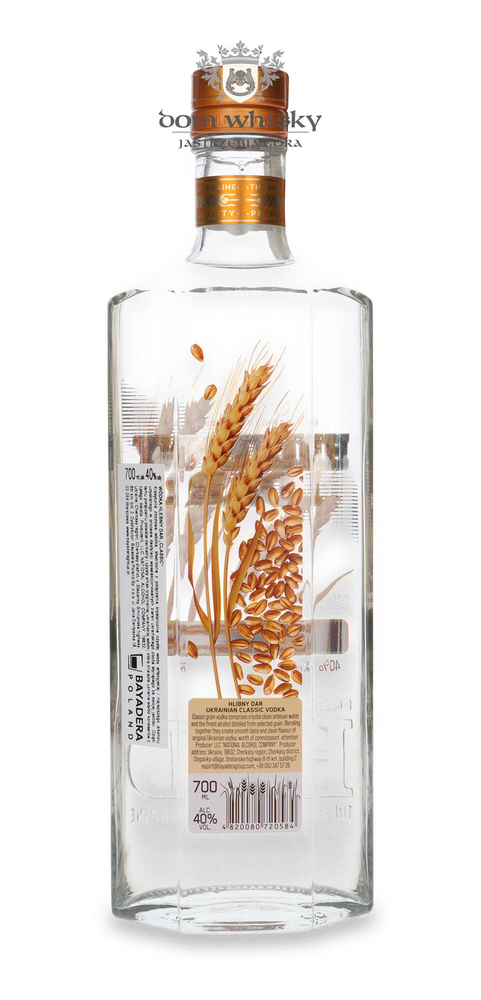 Vodka Hlibny Dar Classic / 40% / 0.7l