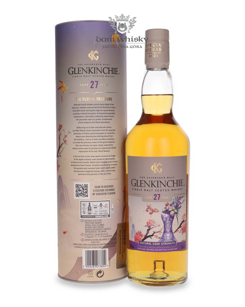 Glenkinchie 27-letnia, The Floral Treasure, 2023 Special Release/ 58,3%/ 0,7l	