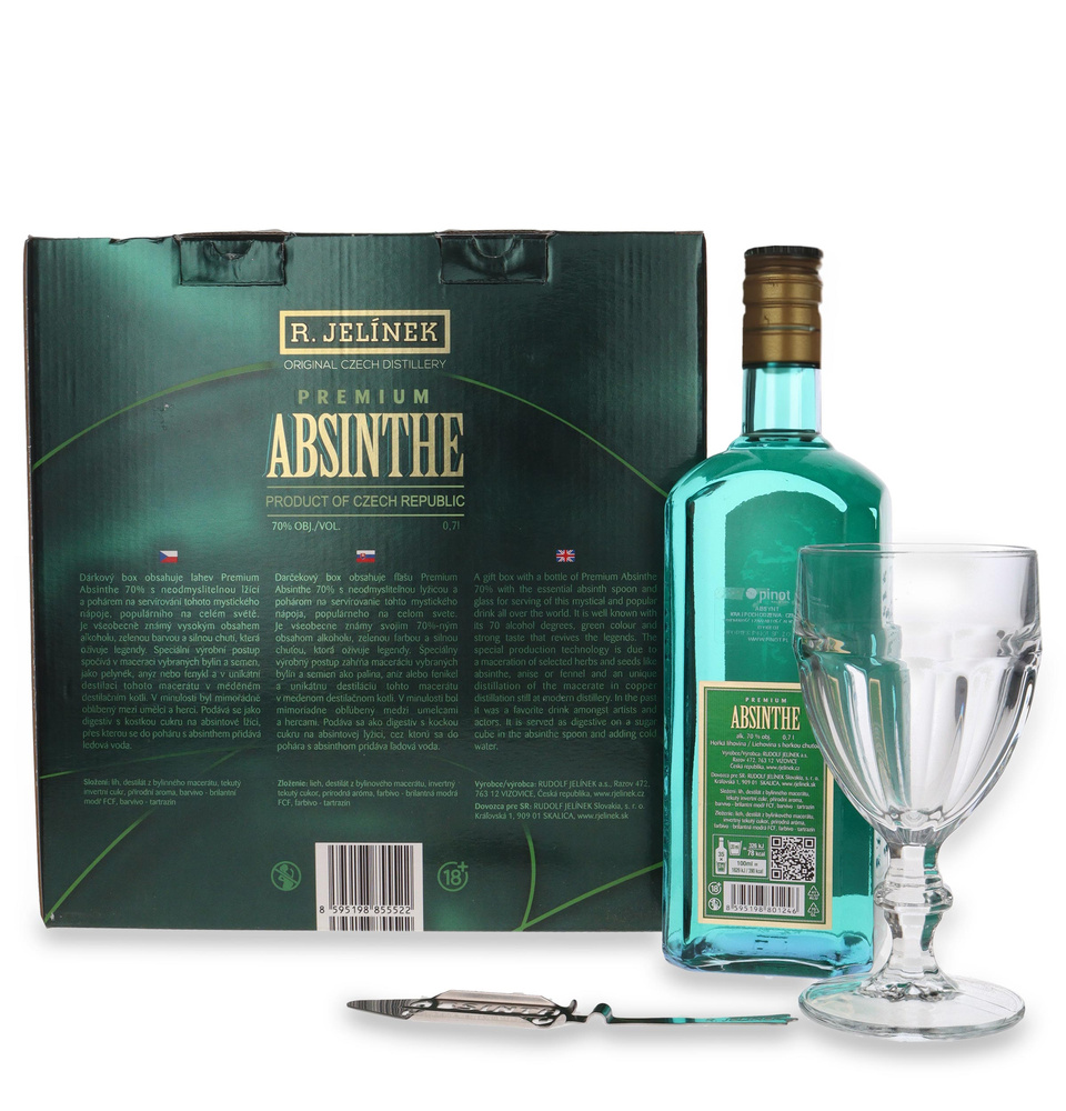 R.Jelinek Premium Absynth Gift Box / 70% / 0,7l