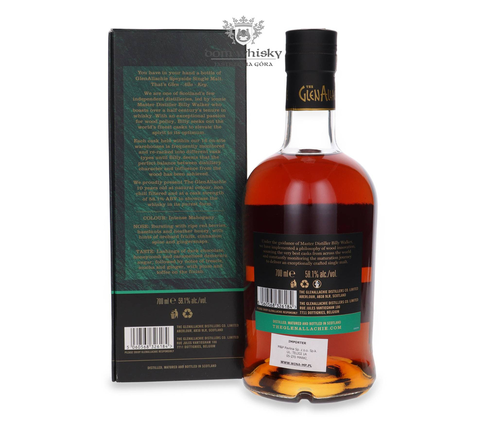 GlenAllachie 10-letni Cask Strength Batch # 9 / 58,1% / 0,7l	