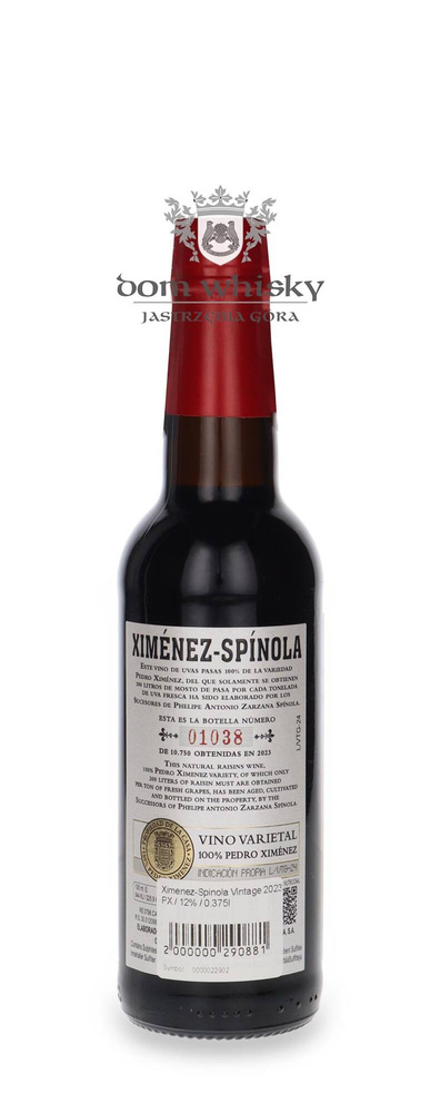 Ximenez-Spinola Vintage 2024 PX / 12% / 0,375l