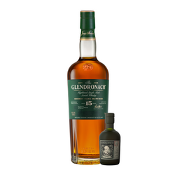 GlenDronach 15 Year Old PX Oloroso Sherry Cask Matured / 46% / 0.7l + Botucal 0.05l
