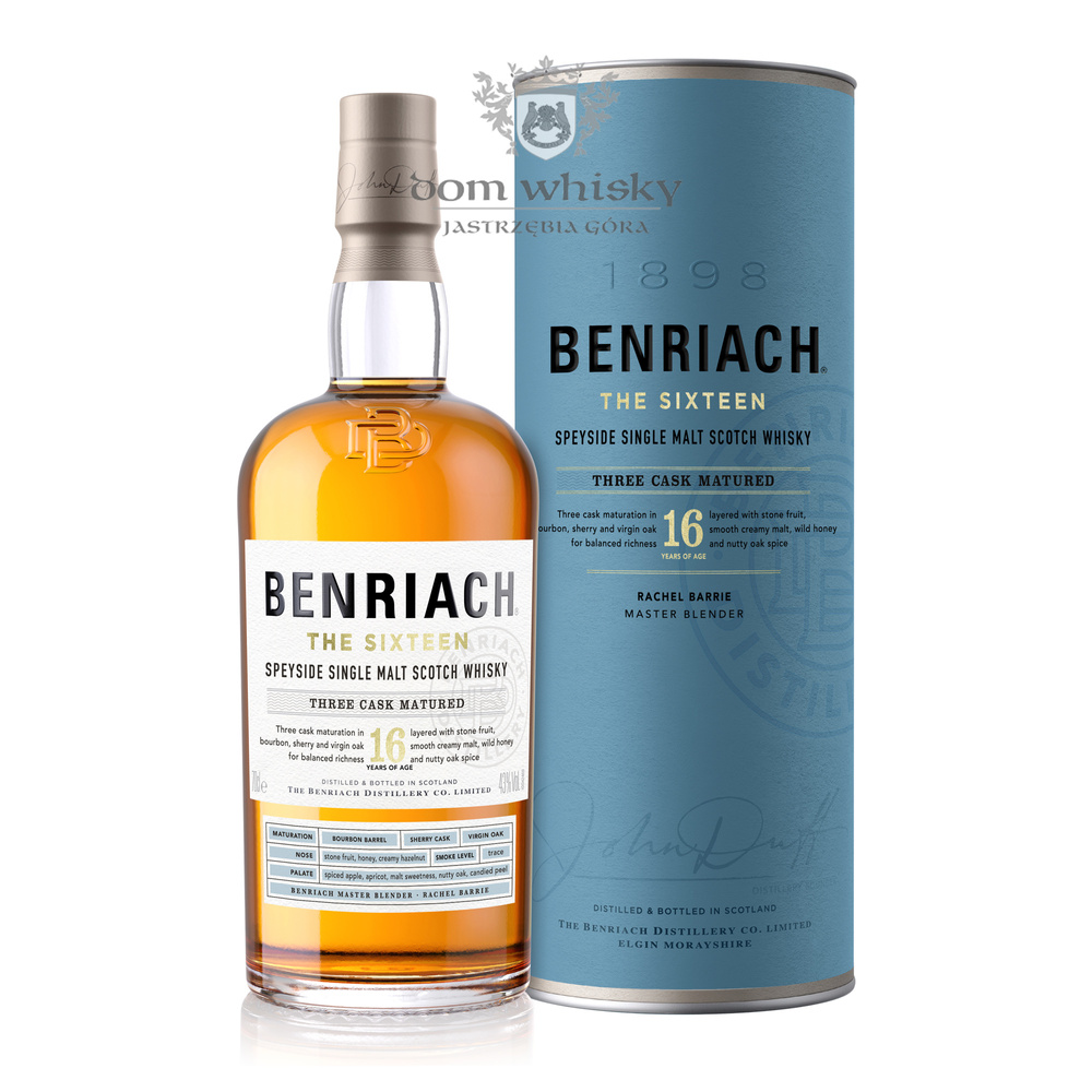 BenRiach The Sixteen 16 year old / 43% / 0.7l