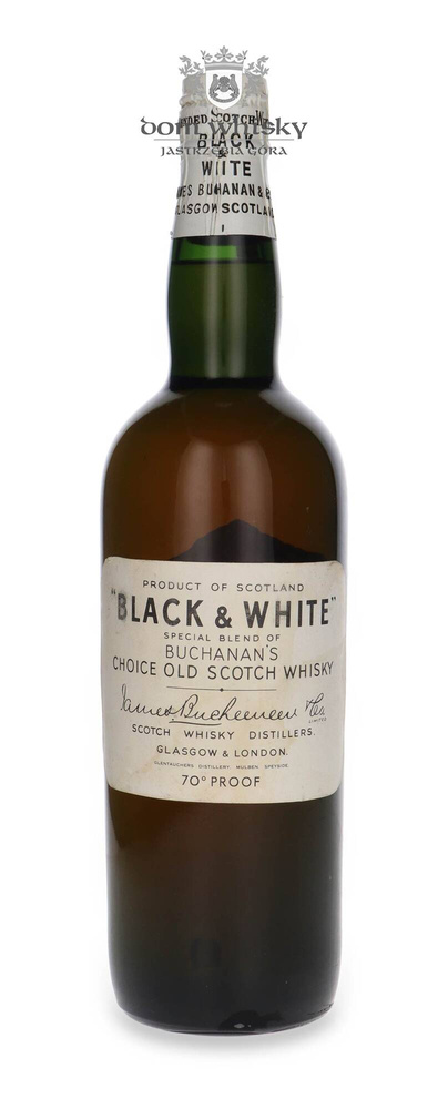 Black &amp; White (Bottled 1960s) / 70 proof / 0.75l