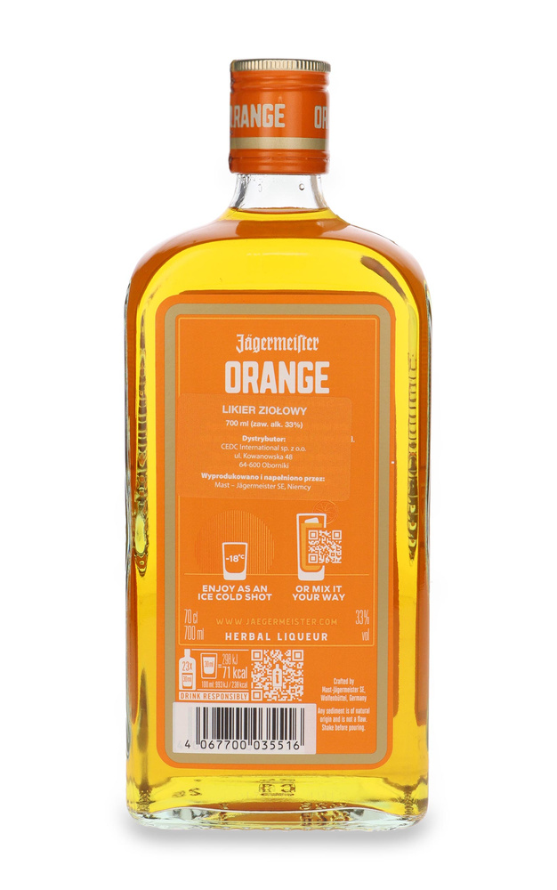 Jagermeister Orange / 33% / 0,7l