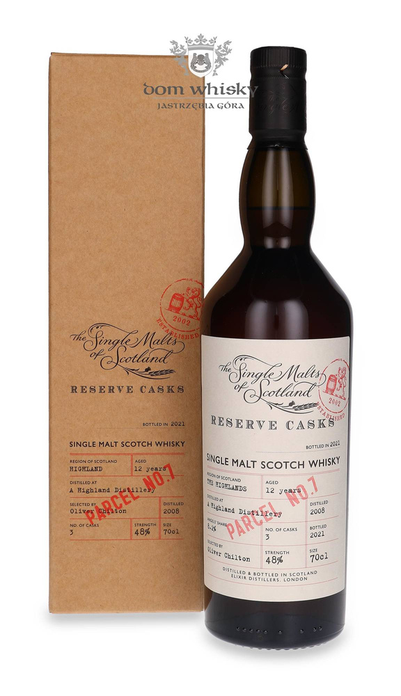 Highland 12-year-old The Single Malts of Scotland Reserve Cask Parcel No.7 / 48% / 0.7l