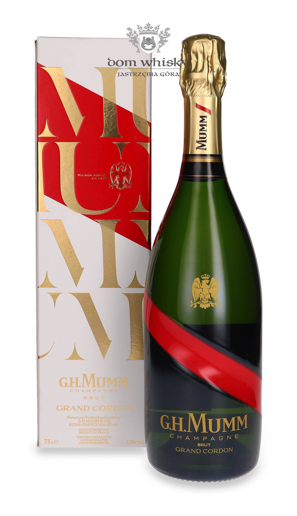 Szampan Mumm Grand Cordon /karton/ 12% / 0,75l | Dom Whisky