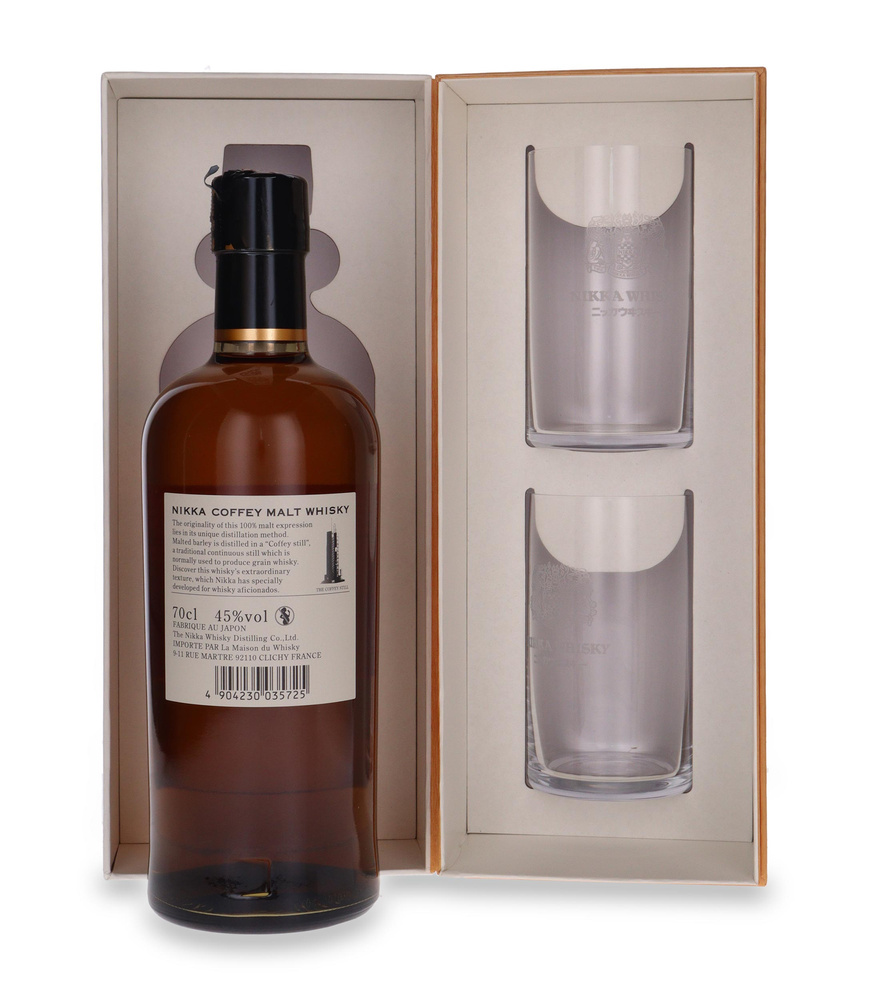 Nikka Coffey Malt + szklanki / 45% / 0,7l