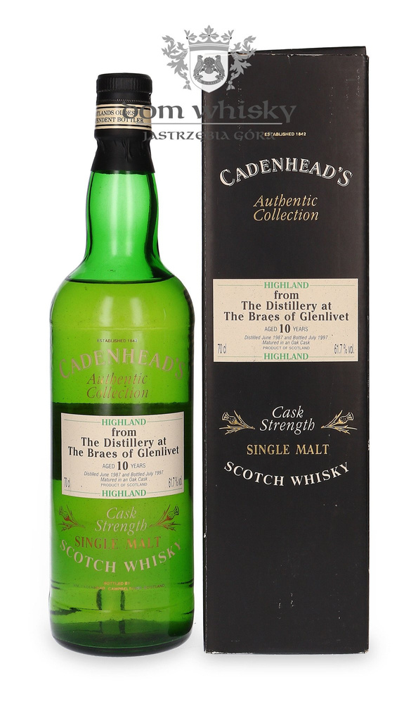 Braes Of Glenlivet (Braeval) 10-year-old (D.1987, B.1997) Cadenhead's / 61.7% / 0.7l