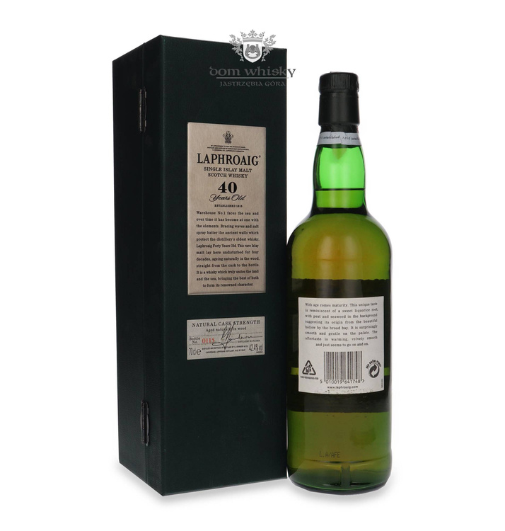 Laphroaig 40-letni (D.1960, B.2001) /42,4%/0,7l