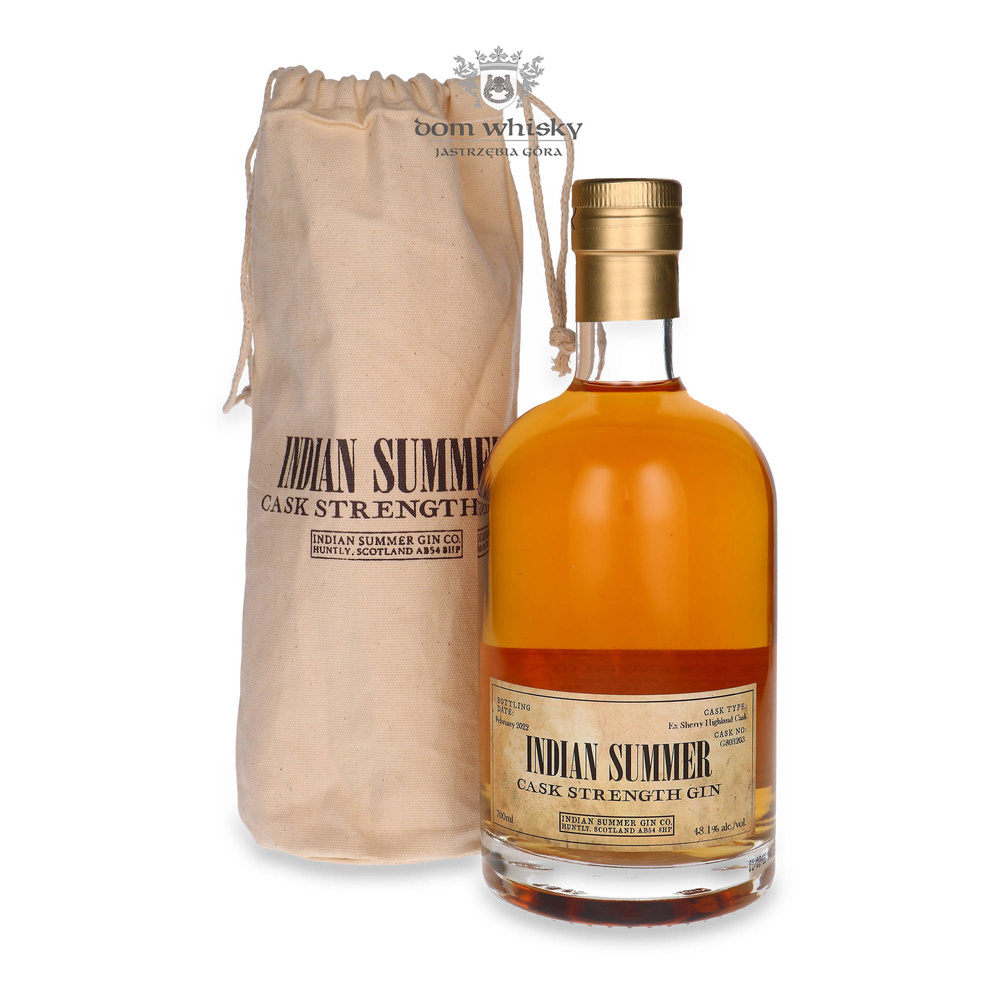 Indian Summer Cask Strength Gin Finished in Sherry Cask / 48.1% / 0.7l