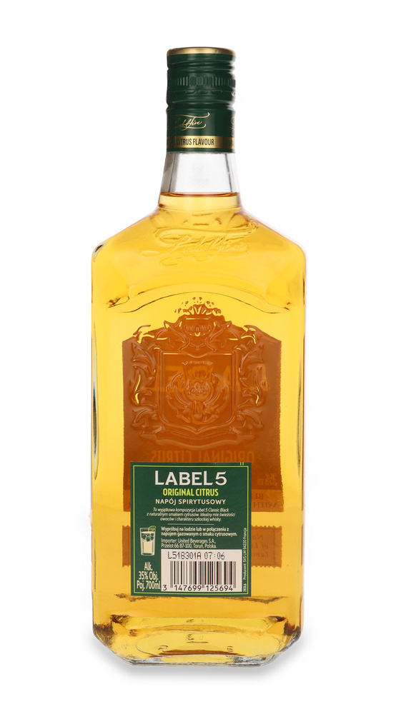 Label 5 Original Citrus Spirit Drink /35% / 0,7l