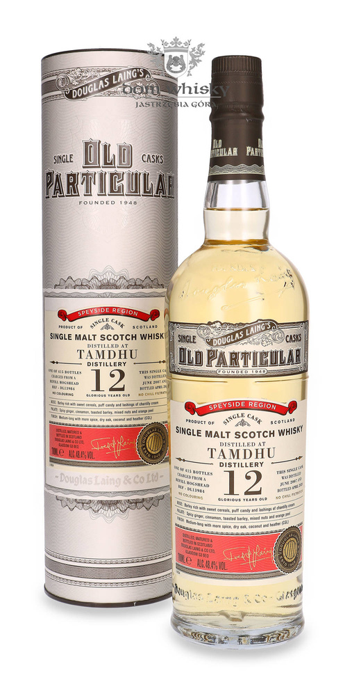Tamdhu 12-year-old (D.2007, B.2020) Douglas Laing's Old Particular / 48.4%/ 0.7l