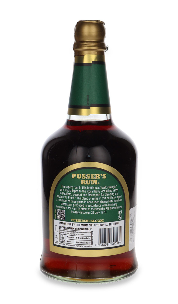 Pusser's Rum British Navy Overproof / 75,5% / 0,7l