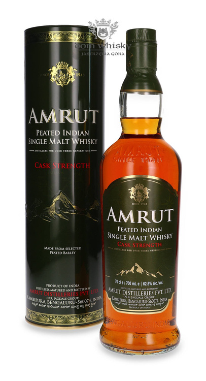 Amrut Peated Cask Strength / 62,8%/ 0,7l