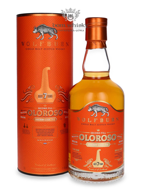 Wolfburn 7-letni (D.2013, B.2021) Oloroso Sherry Cask # 710 / 51,4% / 0,7l