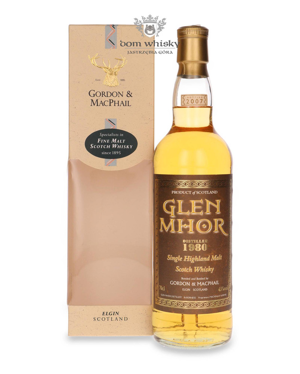 Glen Mhor 1980 (Bottled 2007) Rare Vintage Gordon & MacPhail / 43% / 0,7l